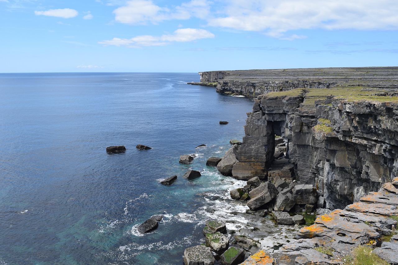 The Aran Islands off the coast of County Clare